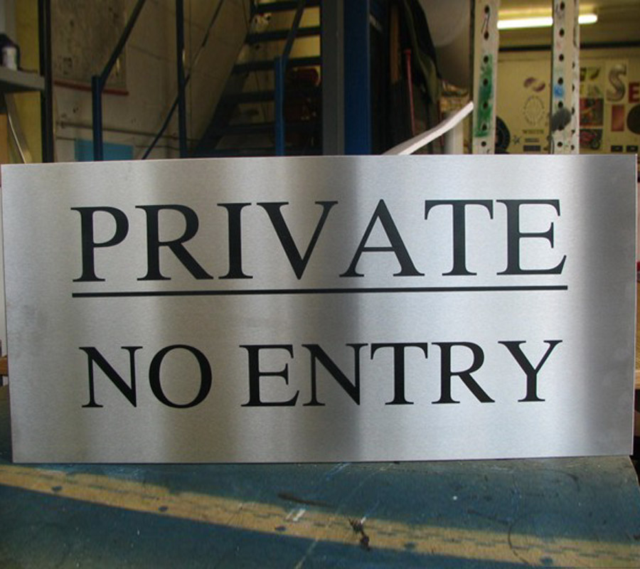 EtchedStainlessSteelPlaque